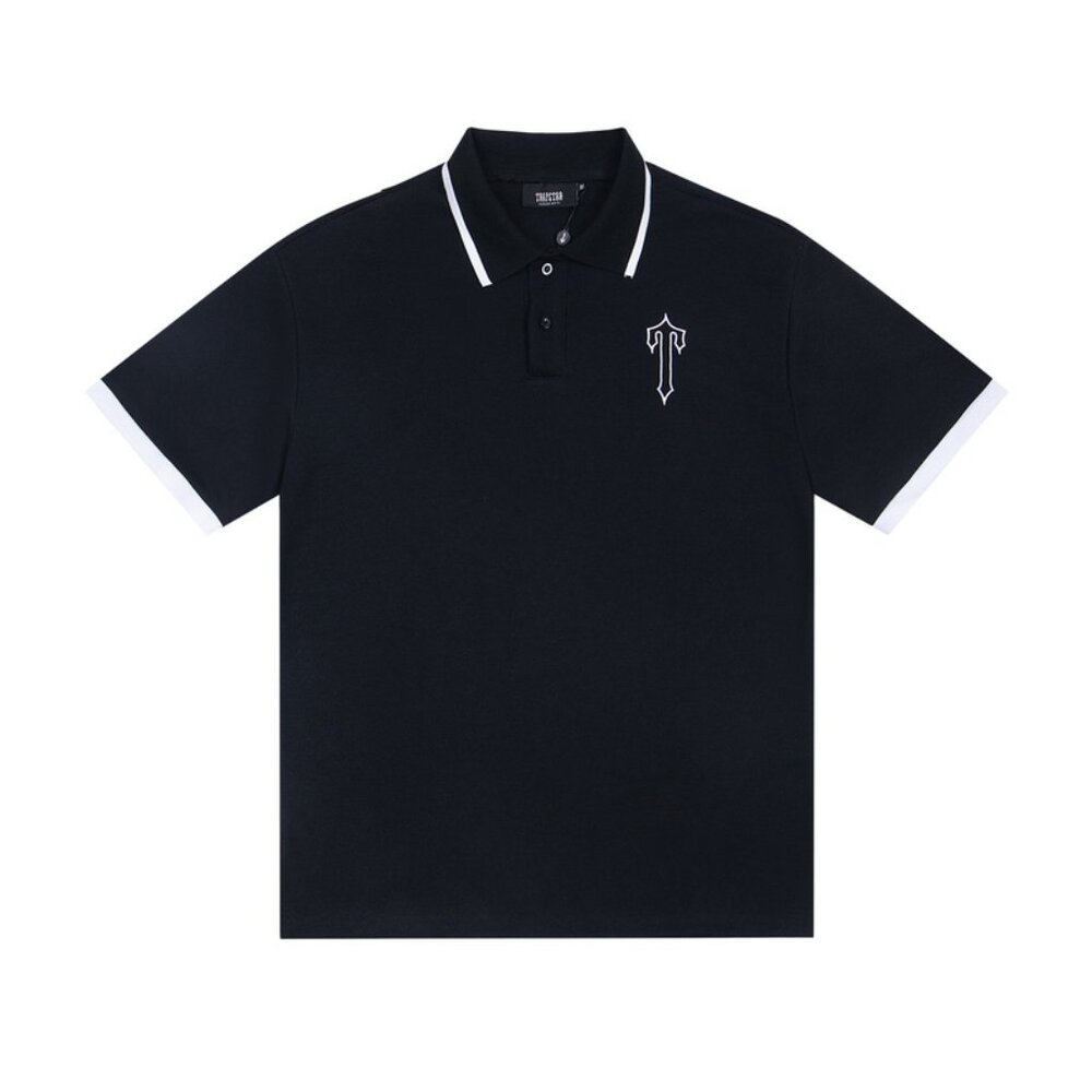 Trapstar Black Embroidered Polo
